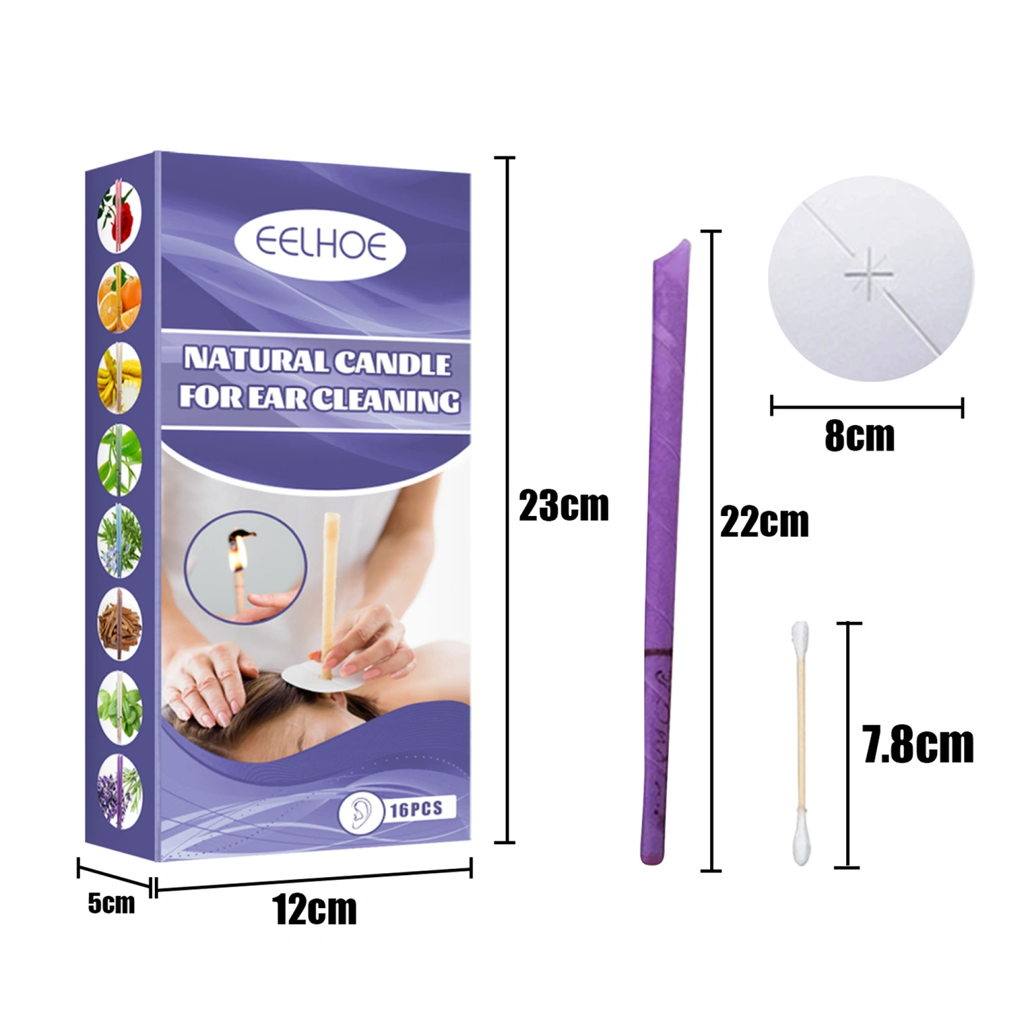 Ear Wax Remover Candle Kit Ear Cleaning Tool Relieve Tinnitus