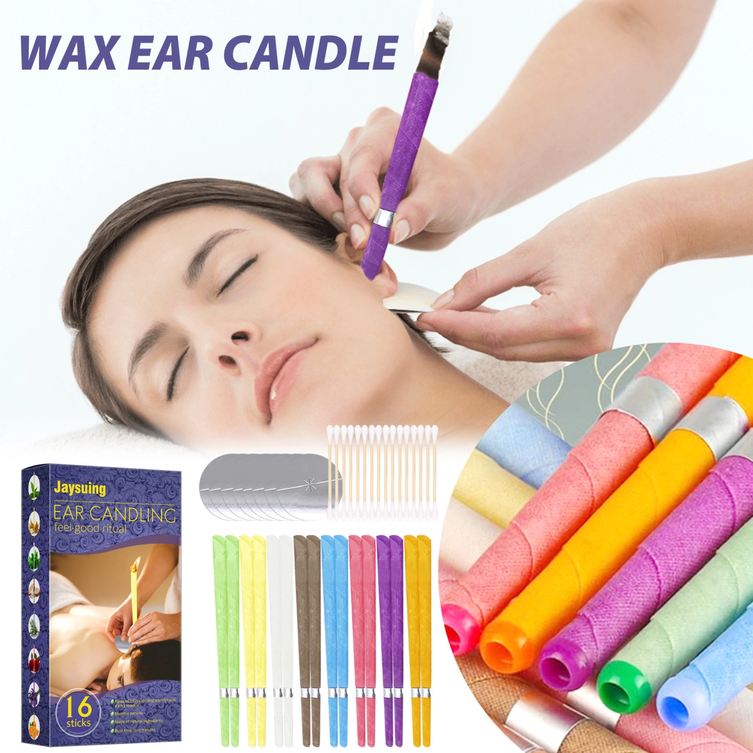 Ear Wax Candles Removal Kit Ear Wax Removal Tools Ear Candling Kit