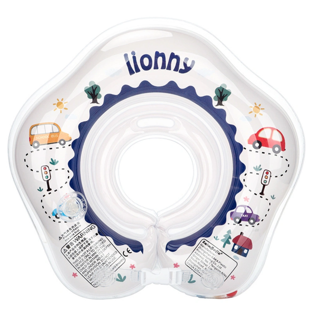 Baby Neck Swimming Ring Cute Inflatable Pool Float Toddler Pool Tube