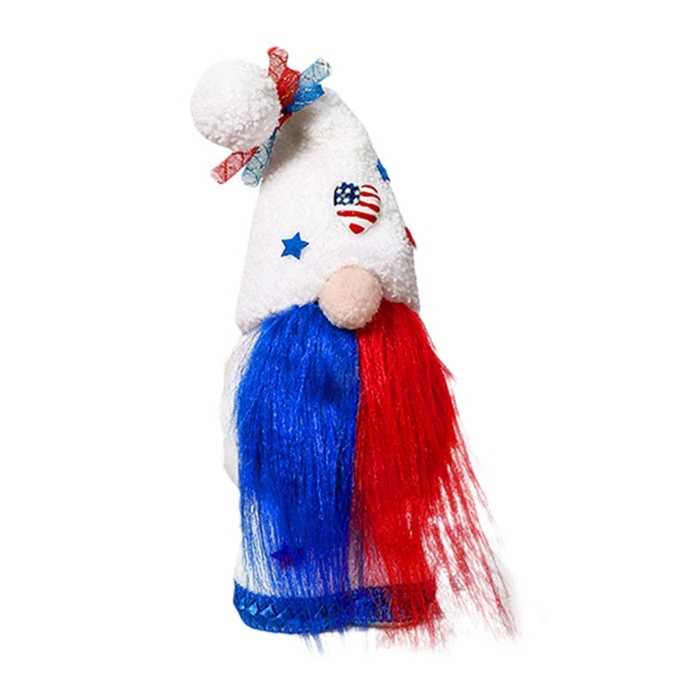 4th of July Gnome American Stars&Stripes Cloth Patriotic Doll 