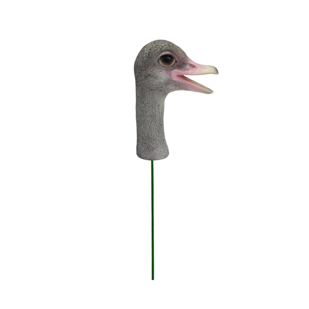 Ostrich Garden Stake, Funny Flower Pot Decorative Stakes Lawn Statues