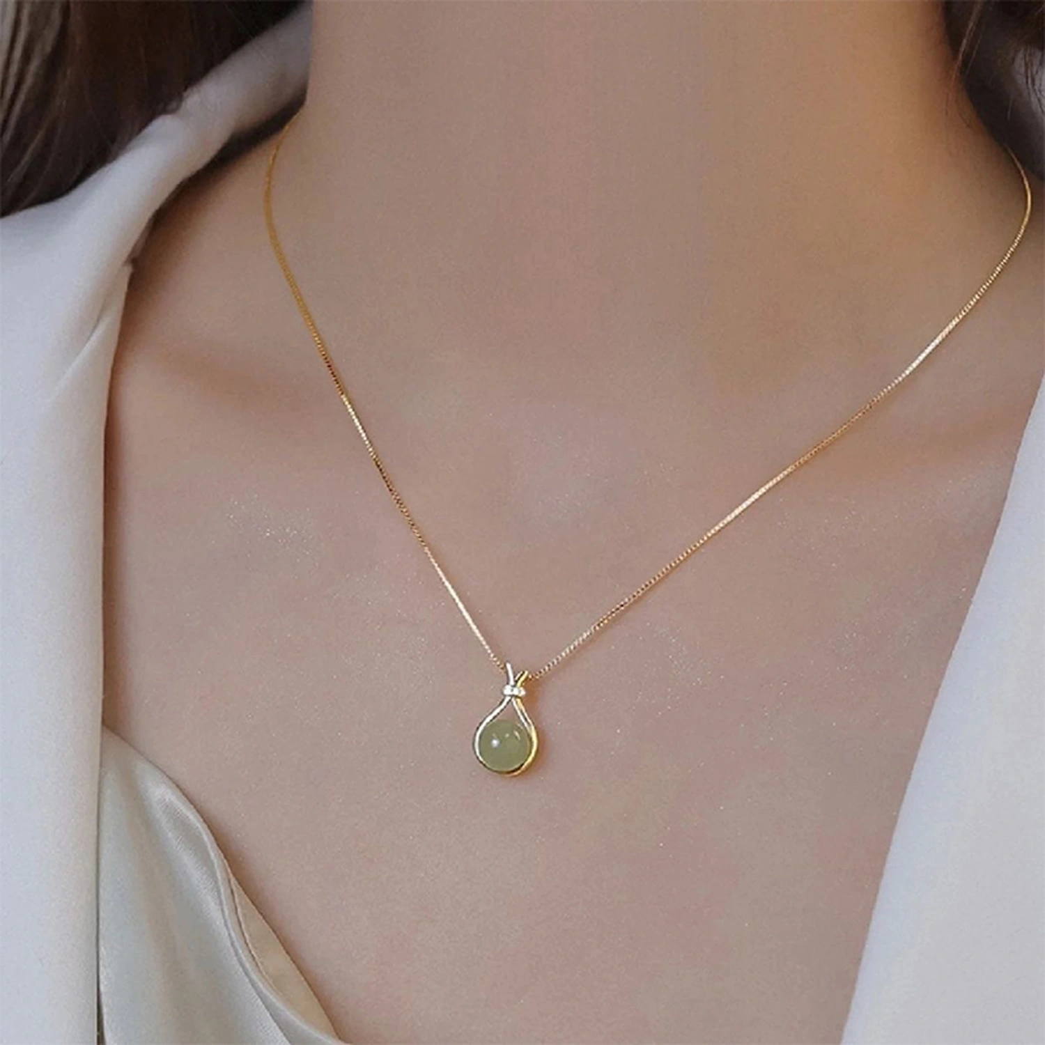 Lucky Charm Pendant Necklaces Sweet Clavicle Chain Necklace Jewelry