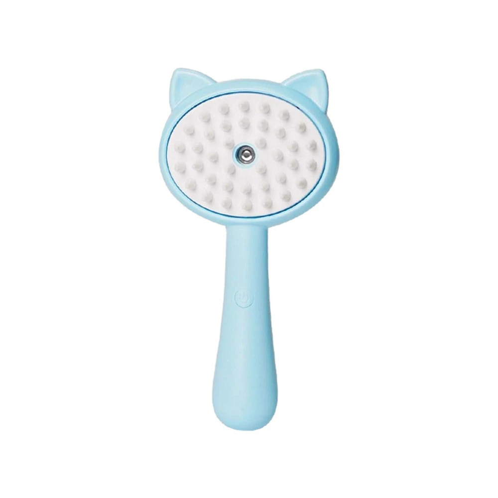 Pet Spray Massage Comb Cute Cat Head Shape Hair Tangled Brush