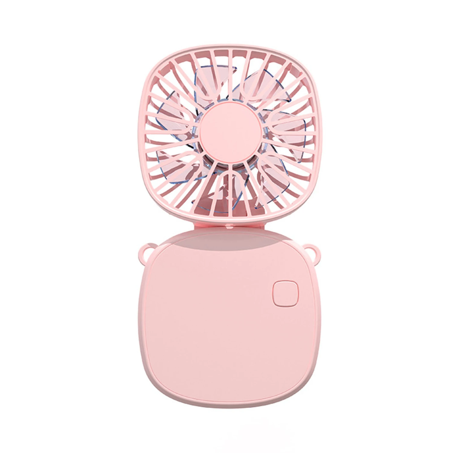 Portable Neck Fan Quiet Handheld Foldable Fan USB Rechargeable 