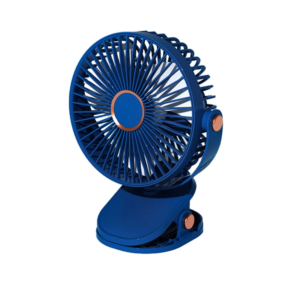 Portable Camping Fan with LED Lantern, Quiet Rechargeable USB Fan