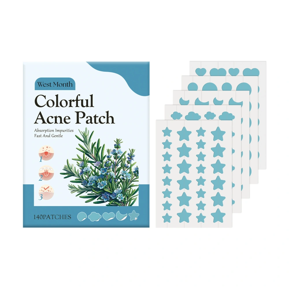 Acne Patch Pimple Patch, Blue Star Acne Absorbing Cover Patch