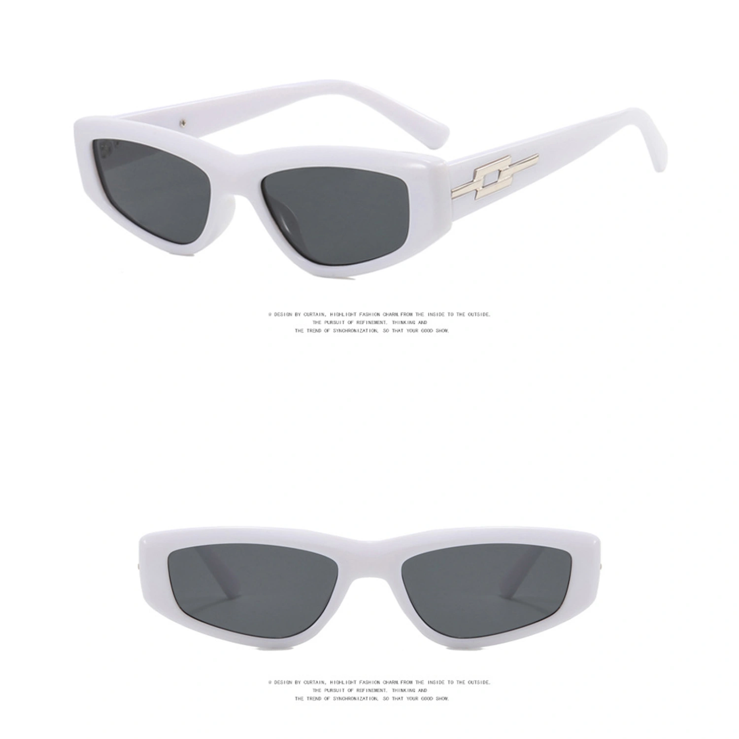 Women Cat Eye Sunglasses, Vintage Trendy Lightweight Summer Glasses