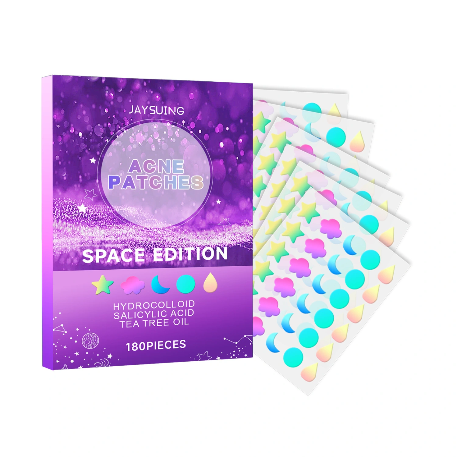 180pcs Acne Patches, Colorful Pimple Patches Skin Care Acne Sticker