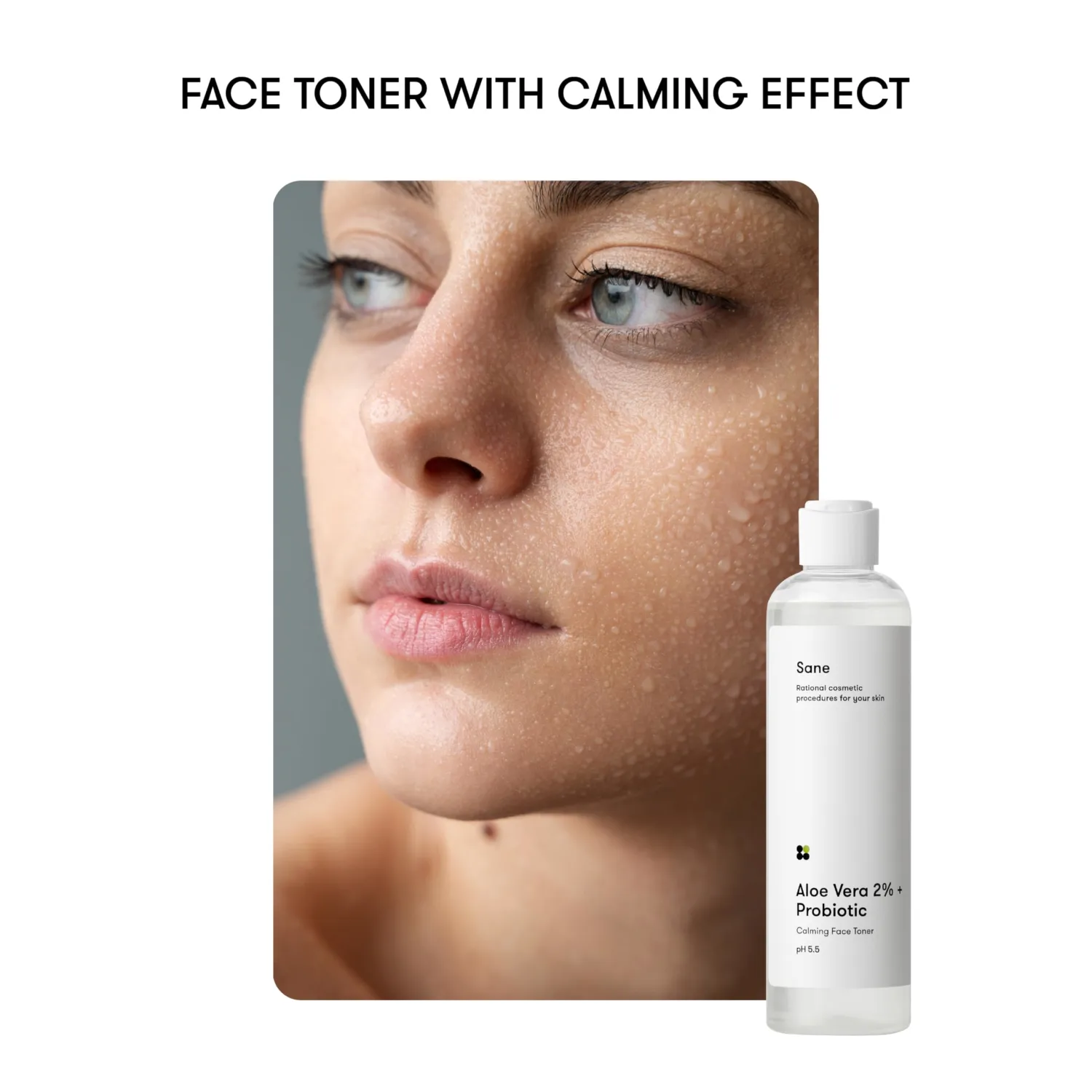 Sane Hydrating Face Toner with Calming Effect - 8.45 fl oz, Hydrating Toner to Revitalize and Deeply Moisturize Facial Skin, Toner for Face with Powerful Toning Effect