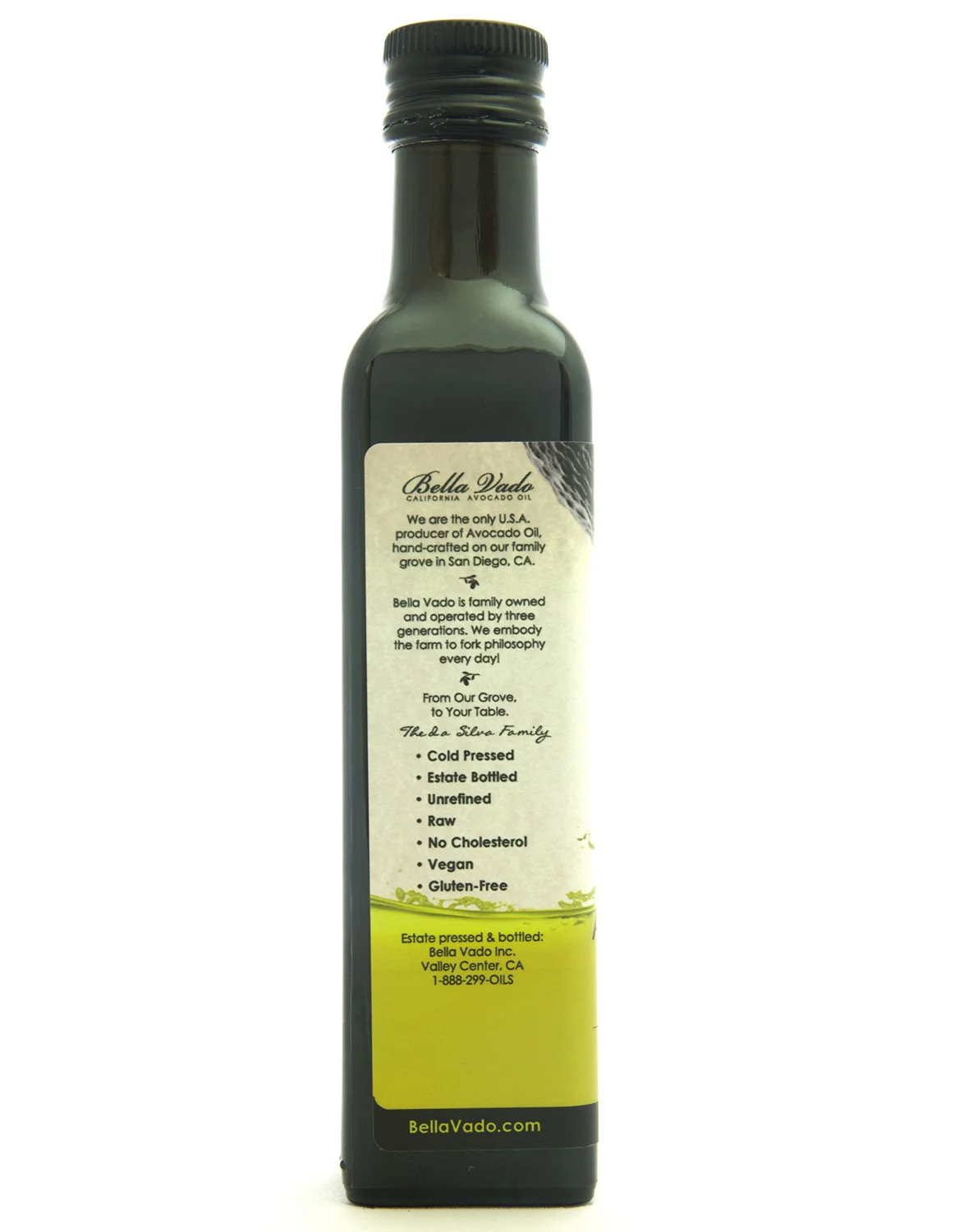 Premium Avocado Oil from California (Plain)