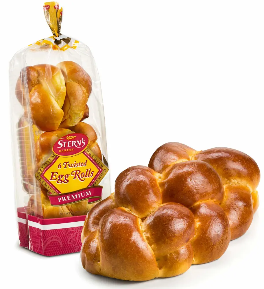 Traditional Braided Shabbat Challah Breads & Rolls | Fresh & Delicious | Great for Shabbat or any Holiday | 1 Challah Bread & 1 Pack of 6 Challah Rolls | 2-3 Day Shipping | Stern’s Bakery