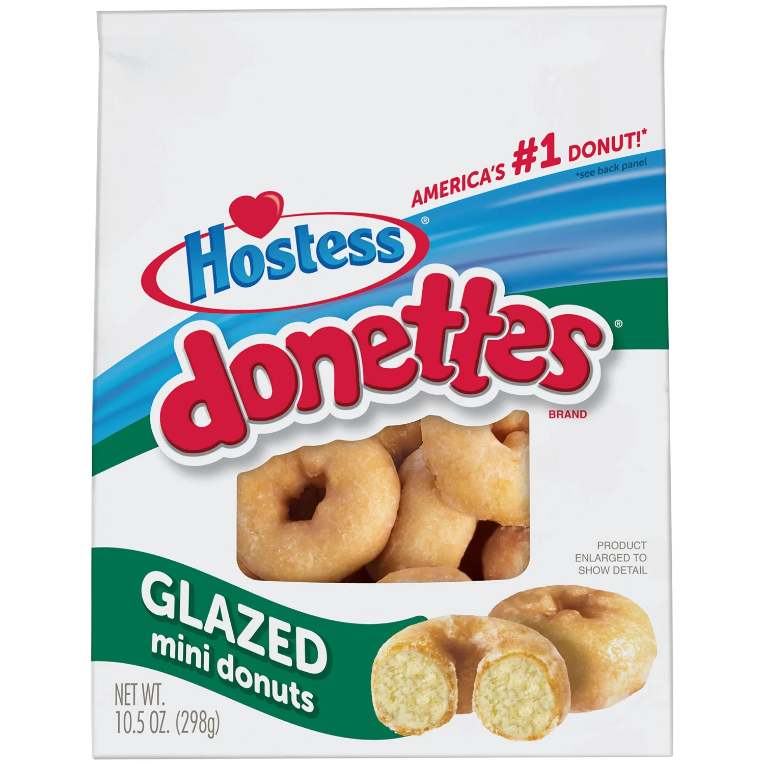 Hostess Donettes Glazed 1 Bag, 10.5 oz