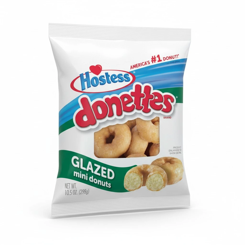 Hostess Donettes Glazed 1 Bag, 10.5 oz
