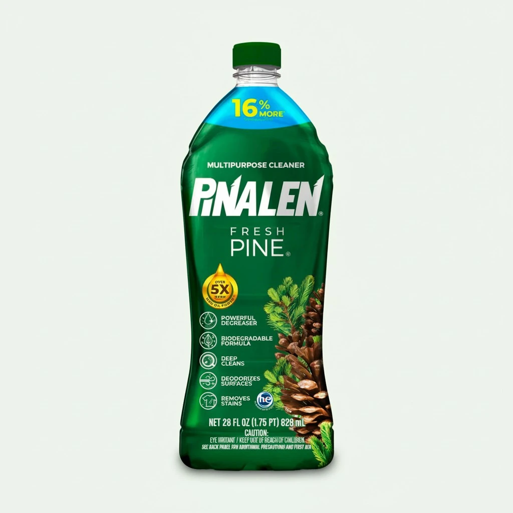 PINALEN Original Fresh Pine Multipurpose Cleaner, Kitchen, Floor, Bathroom and Surface Cleaning Product for Home 28 fl.oz.