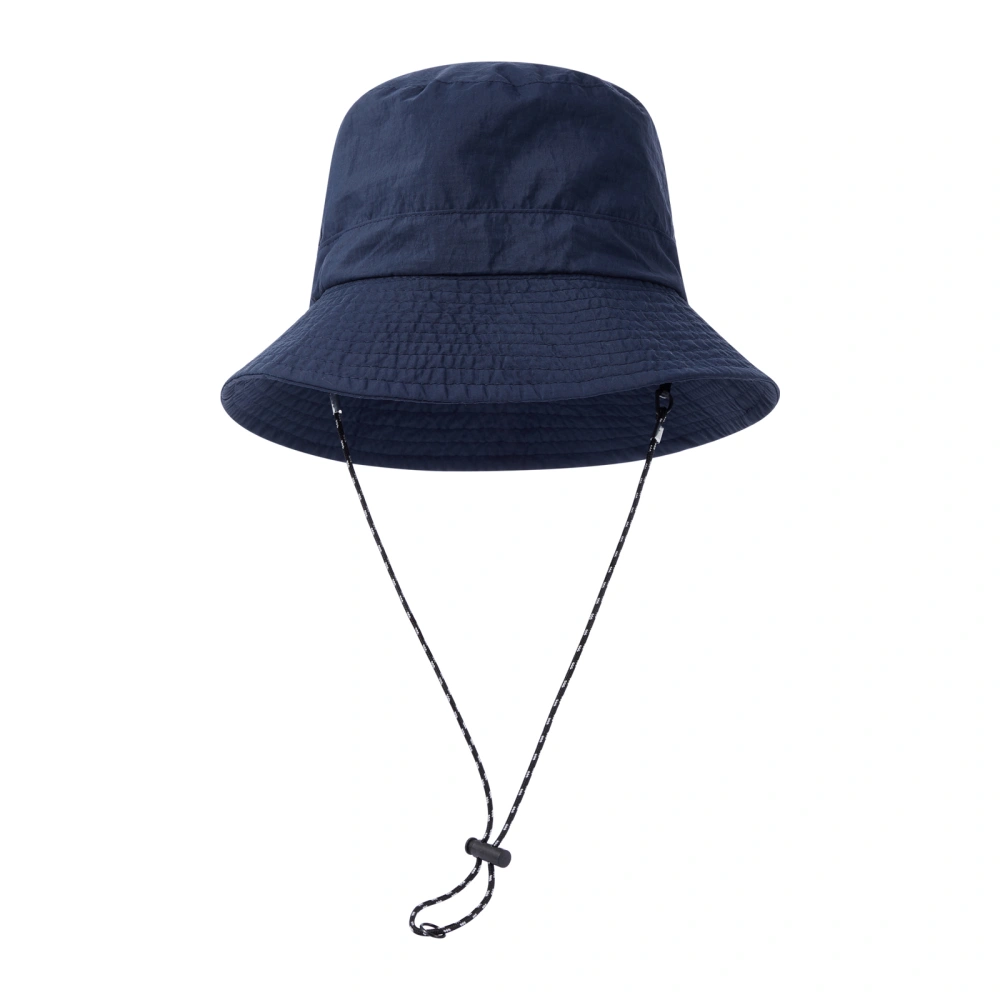 Women Men Bucket Hat Solid Color Foldable Wide Brim Basin Hats