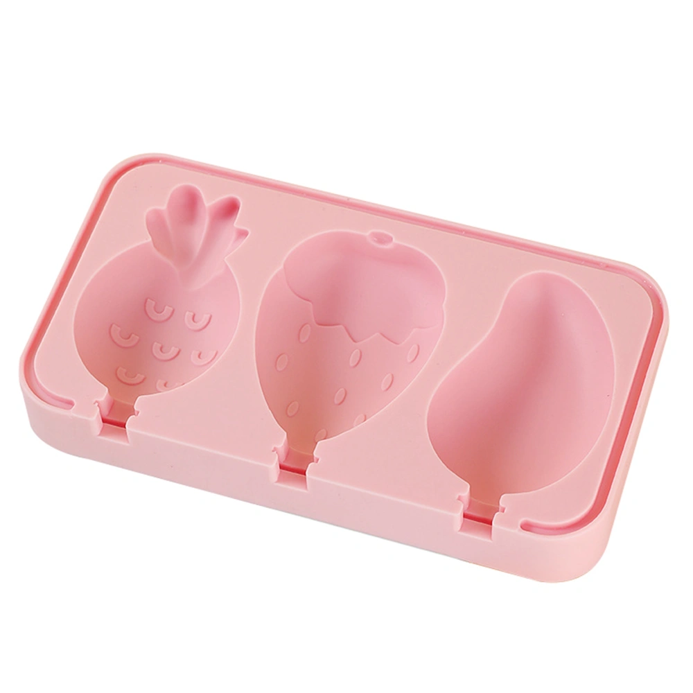 Silicone Popsicles Molds for Kids, Non-Stick Ice Cream Fruit Mold