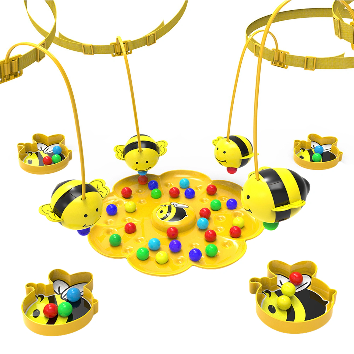 Magnetic Bee Angling Toy, Montessori Toys, Color Sorting Toys