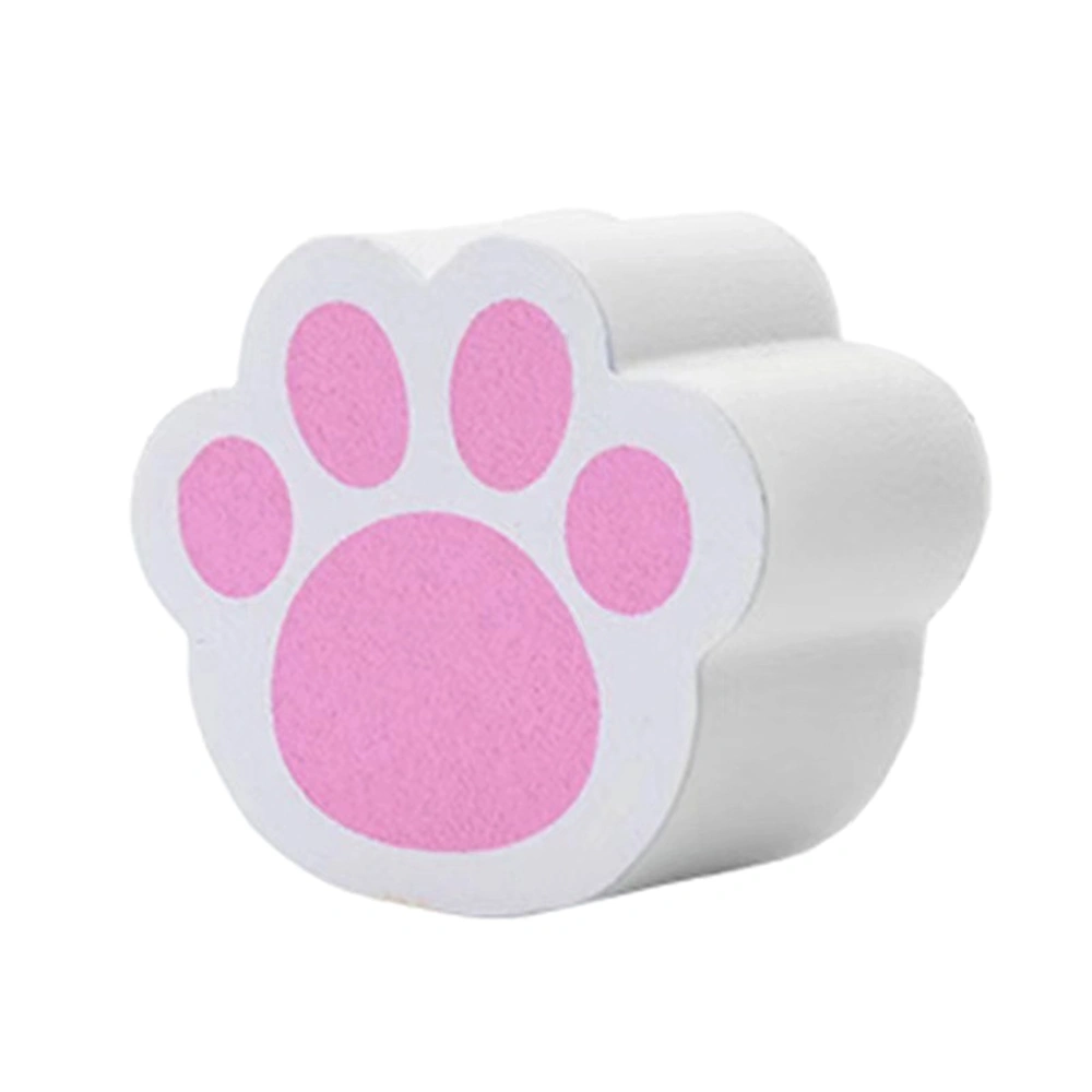 Non-scratch Mirror Scrub Sponge Cute Cat Paw Bathroom Glass Sponge