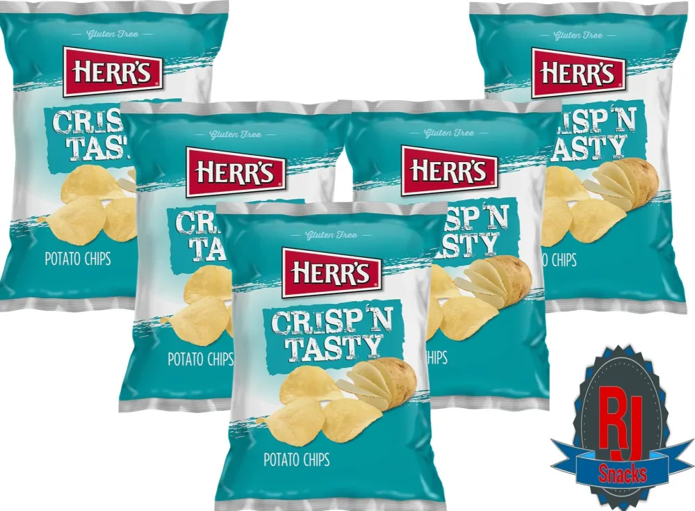 Herr`s Potato Chips & Cheese Curls -,1Oz (Curated by RJ Snacks Value Pack)… (regular)