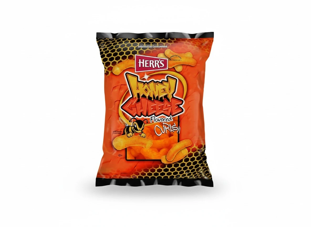 Herr`s Potato Chips & Cheese Curls -,1Oz (Curated by RJ Snacks Value Pack)… (Honey Cheese Curls)