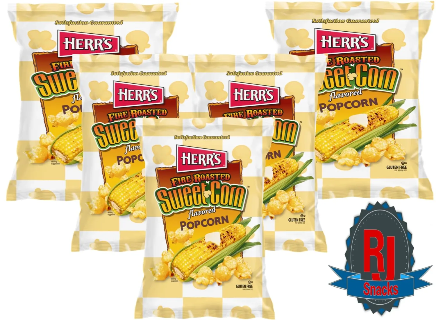 Herr`s Potato Chips & Cheese Curls -,1Oz (Curated by RJ Snacks Value Pack)… (Fire Roasted Sweet Corn)