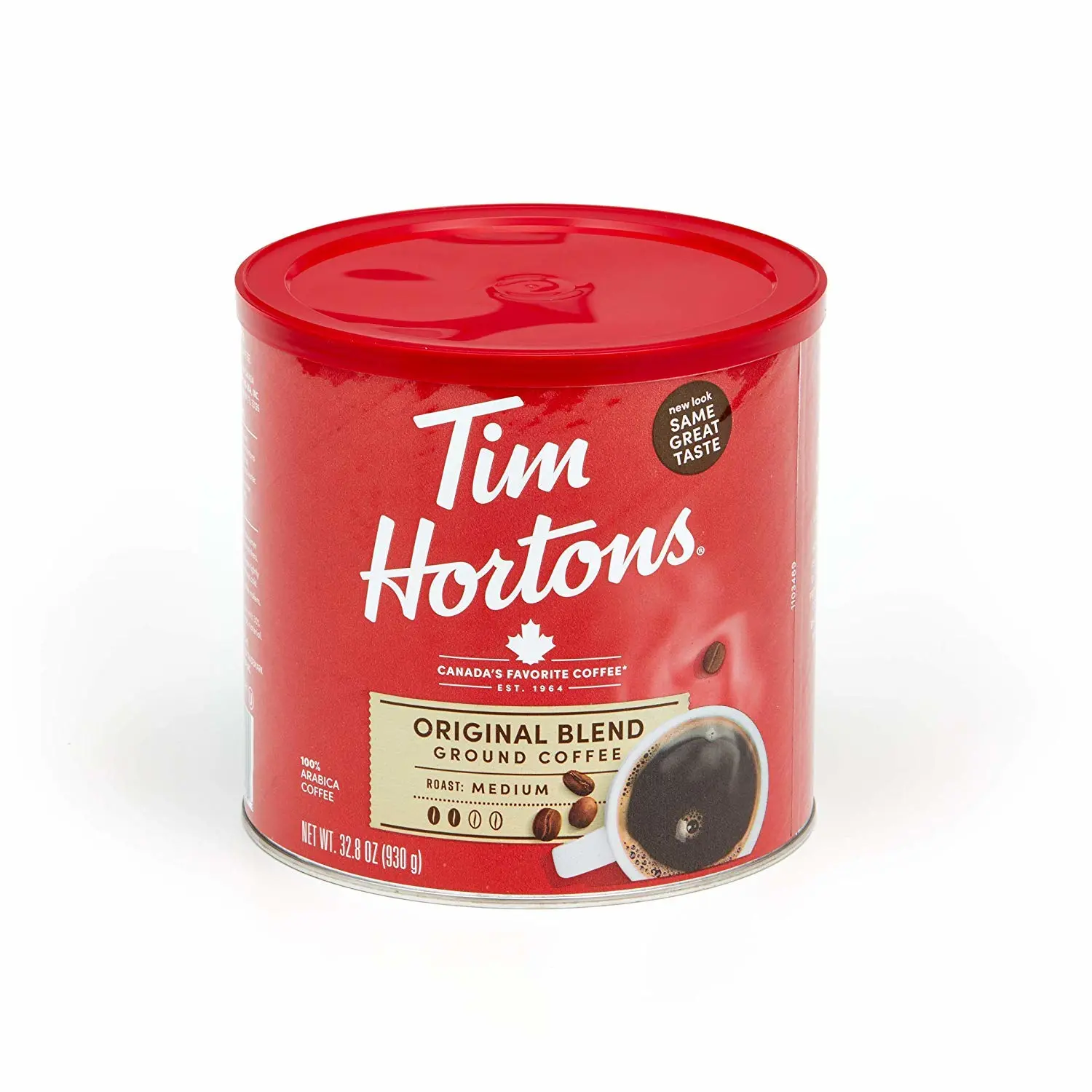 Tim Hortons,medium roast Ground Coffee Melange Original Blend 930g Direct from Canada,Red