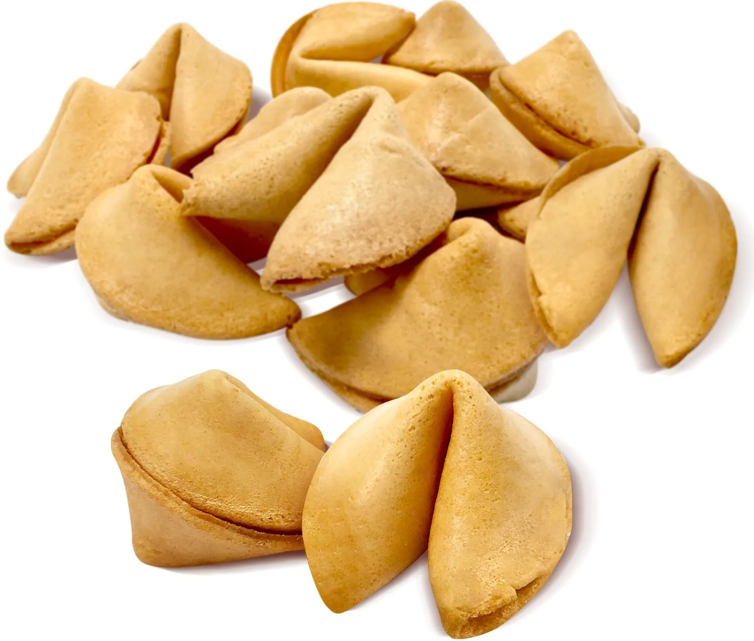 52USA Fortune Cookies 50Pk, Fortune Cookies Individually Wrapped Bulk, Funny Fortune Cookies, Vanilla Flavor, Misfortune Cookies 8oz, Chinese New Year Snacks, Crisp Cookies with Fun, Approx. 50pcs