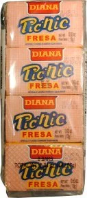 Diana Strawberry Cookies 8 Count - Galleta Picnic Fresa