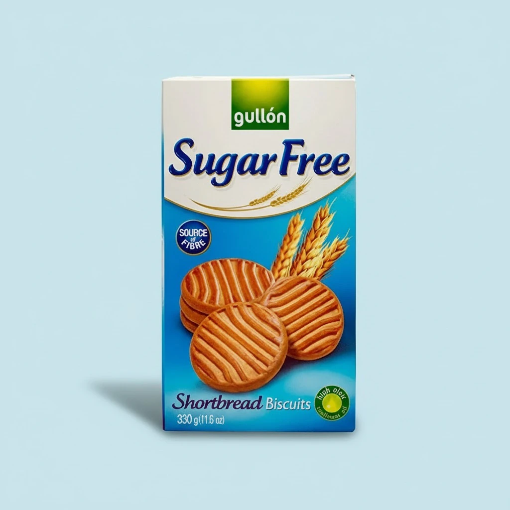 Gullon Cookie SF Shortbread Cookies, 11.63 Ounce, 330 Gram (2 Pack)