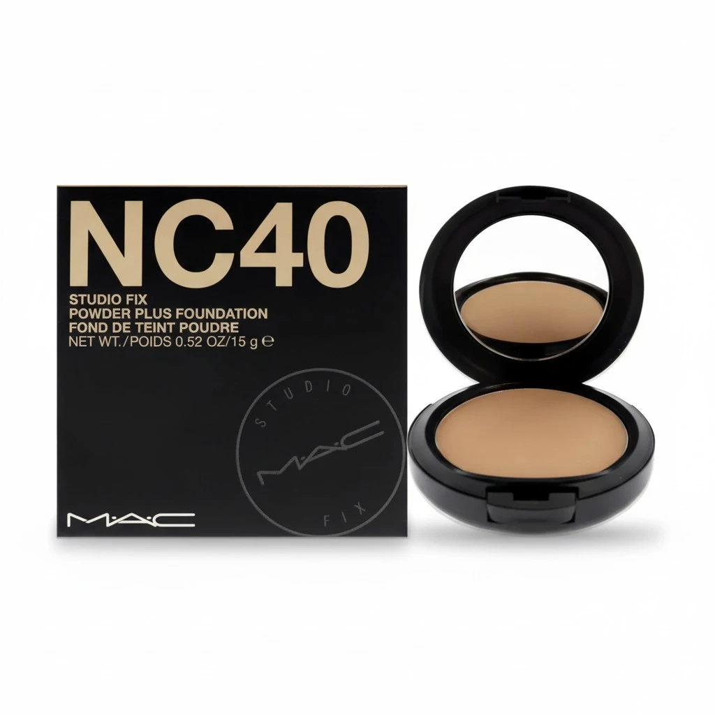 MAC Studio Fix Powder Plus Foundation for Women, NC40, 0.52 Ounce
