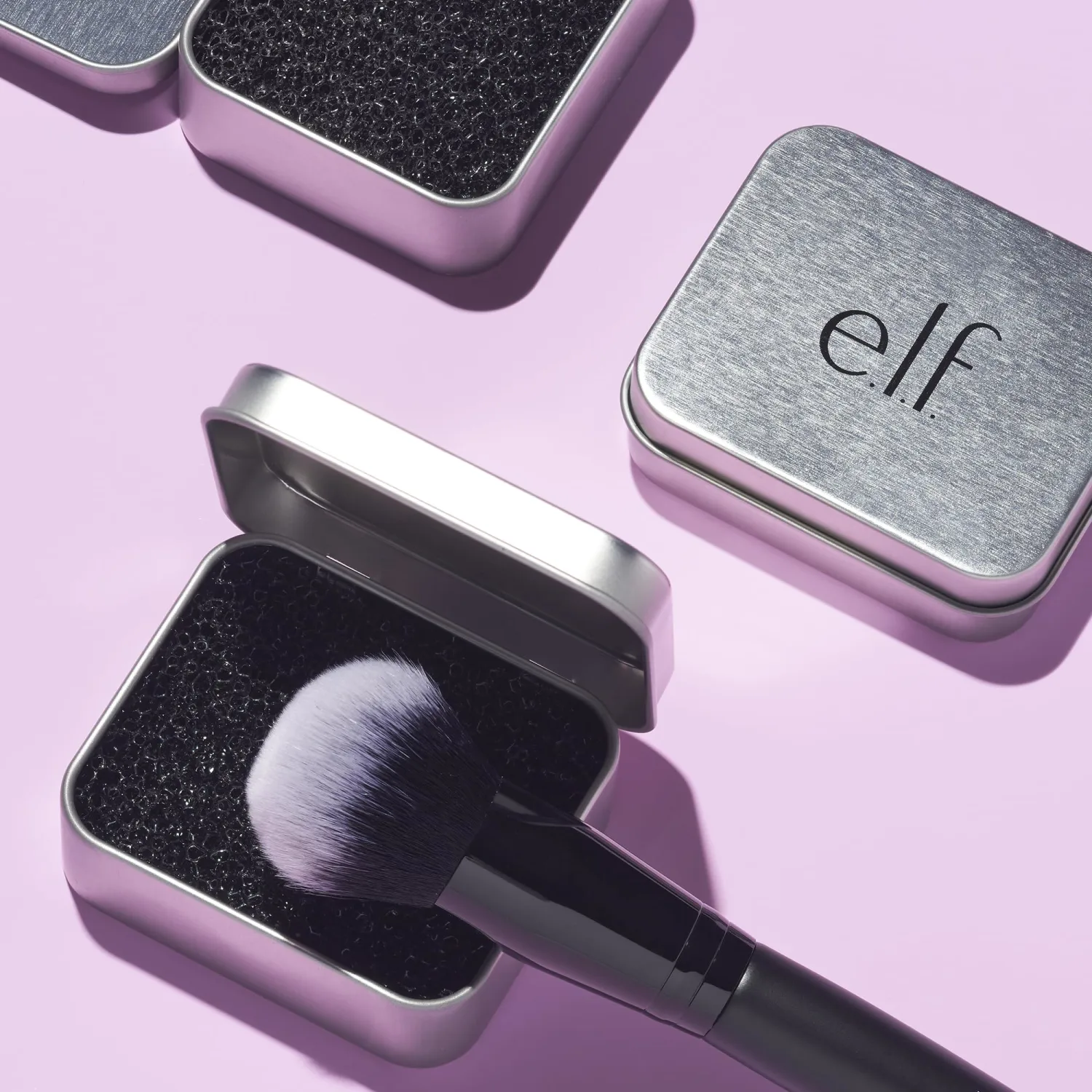 e.l.f. Dry Brush Cleaner, Liquid-free Brush Cleaner For Removing Leftover Pigment, Reusable, Travel-friendly & Non-damaging, Vegan & Cruelty-free