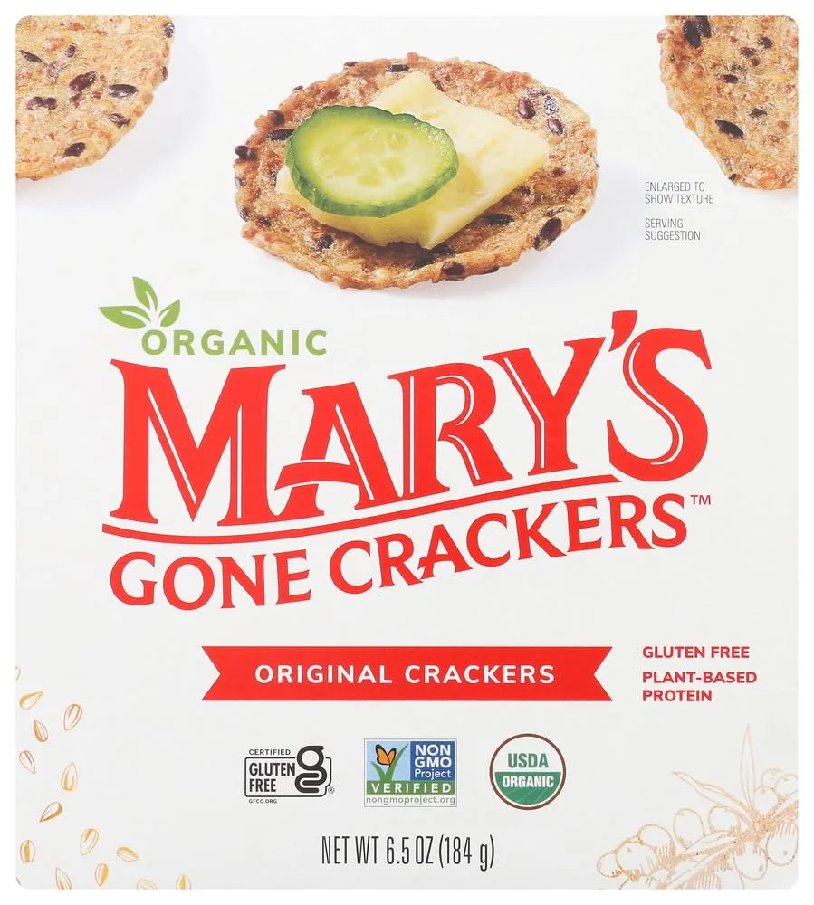 Mary's Gone Crackers | Crackers-Original [Gluten Free and Organic] 6.5 Oz[1PK]