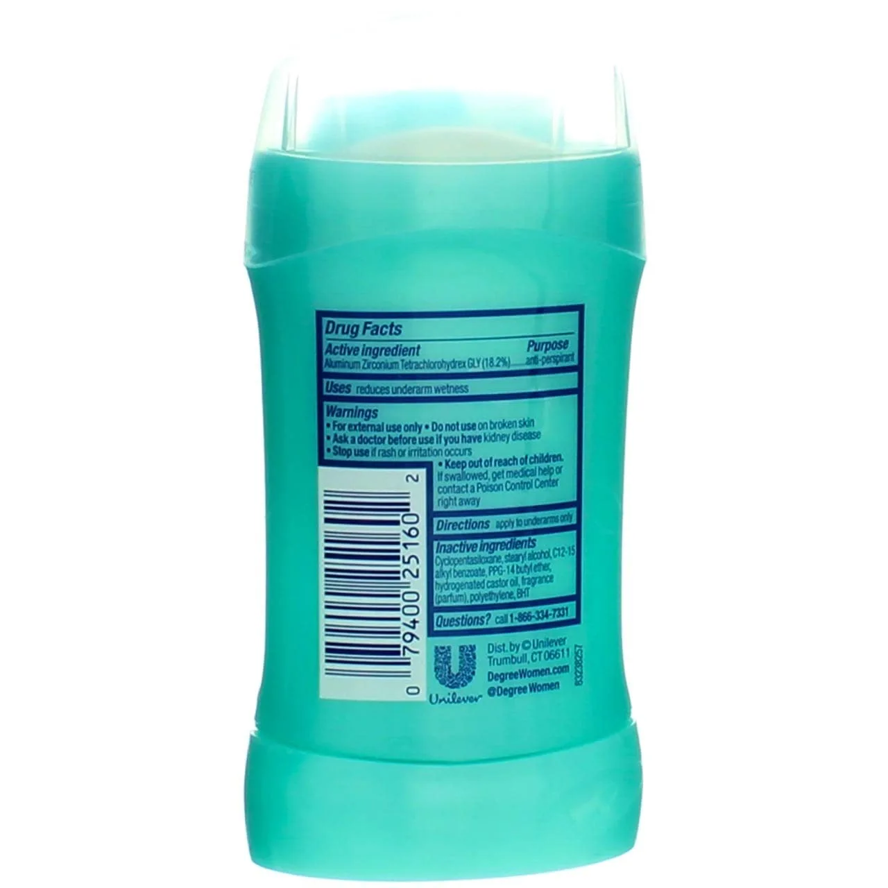 Degree Shower Clean Dry Protection Antiperspirant Deodorant Stick, 1.6 oz (Pack of 2)