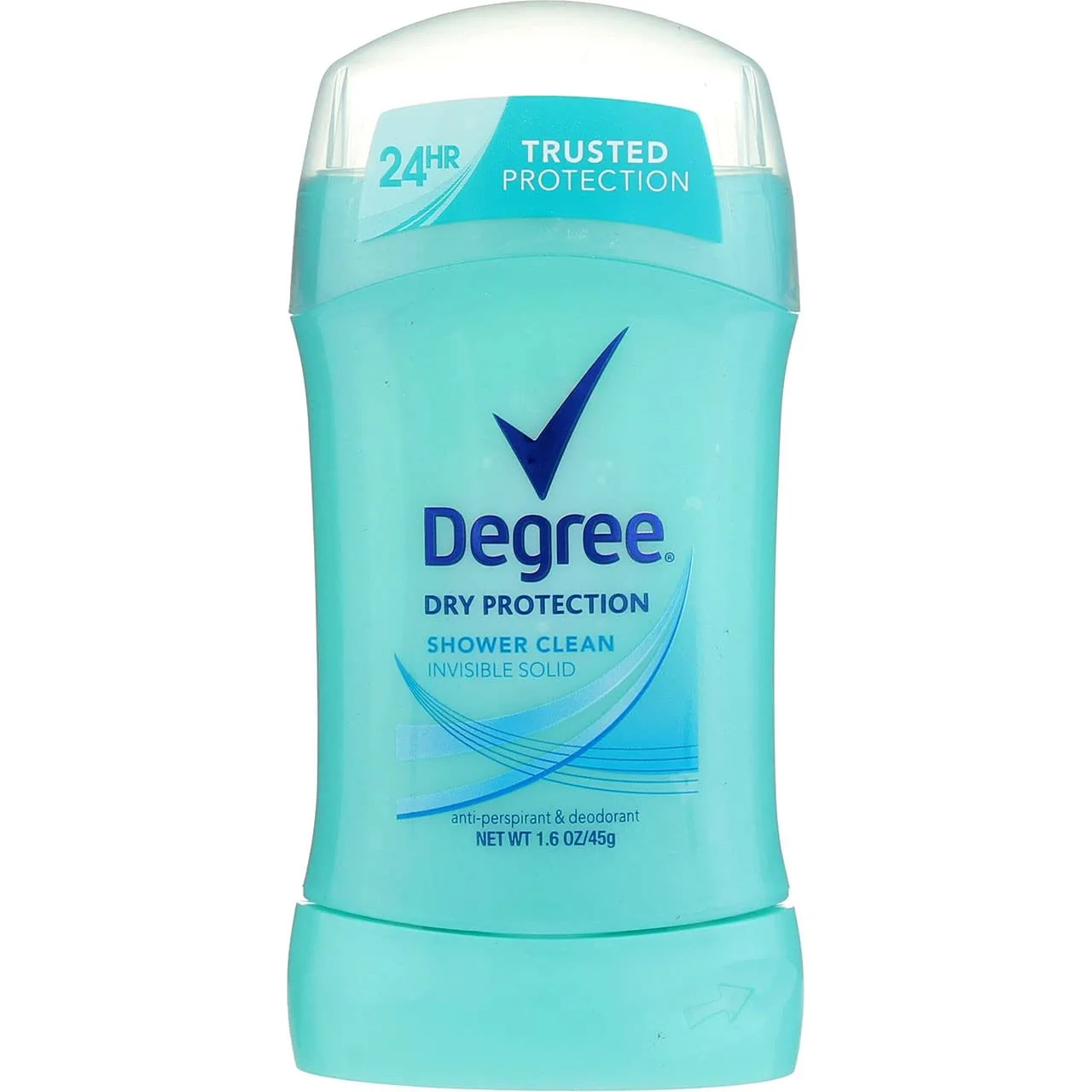 Degree Shower Clean Dry Protection Antiperspirant Deodorant Stick, 1.6 oz (Pack of 2)