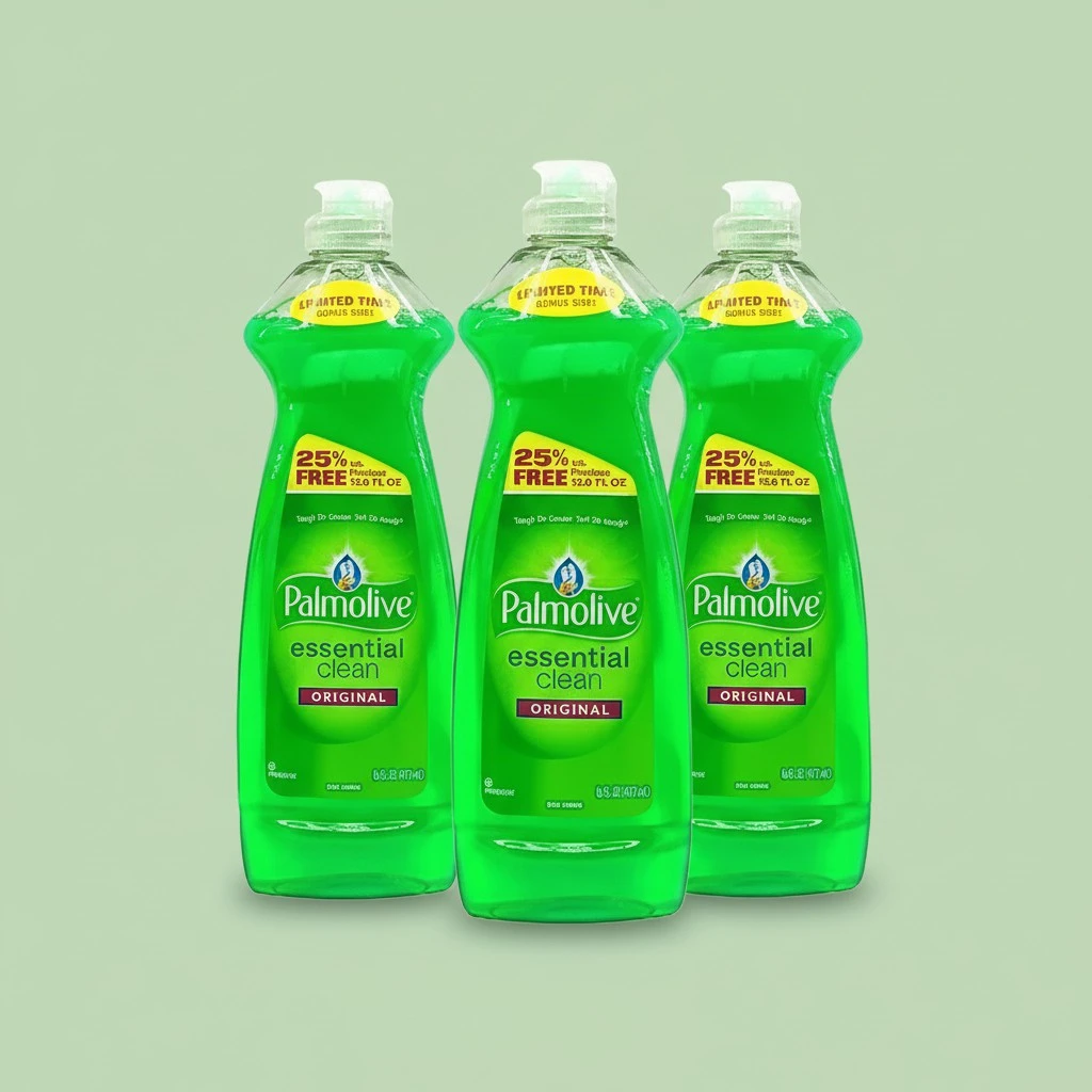 Liquid Dish Soap, Original - 16 Fluid Ounce, Green (3 Bottles)