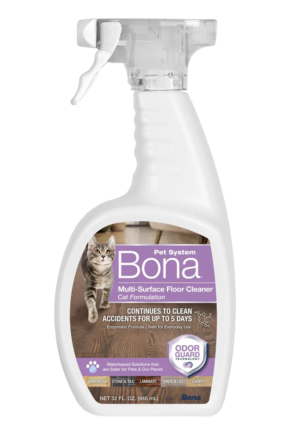 Bona Pet System Multi-Surface Floor Cleaner, Cat Formulation 32 fl Oz