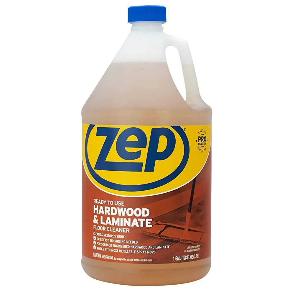 Zep ZPEZUHLF128 ZUHLF128 Hardwood and Laminate Cleaner, 128 Fl Oz (Pack of 1), Blue