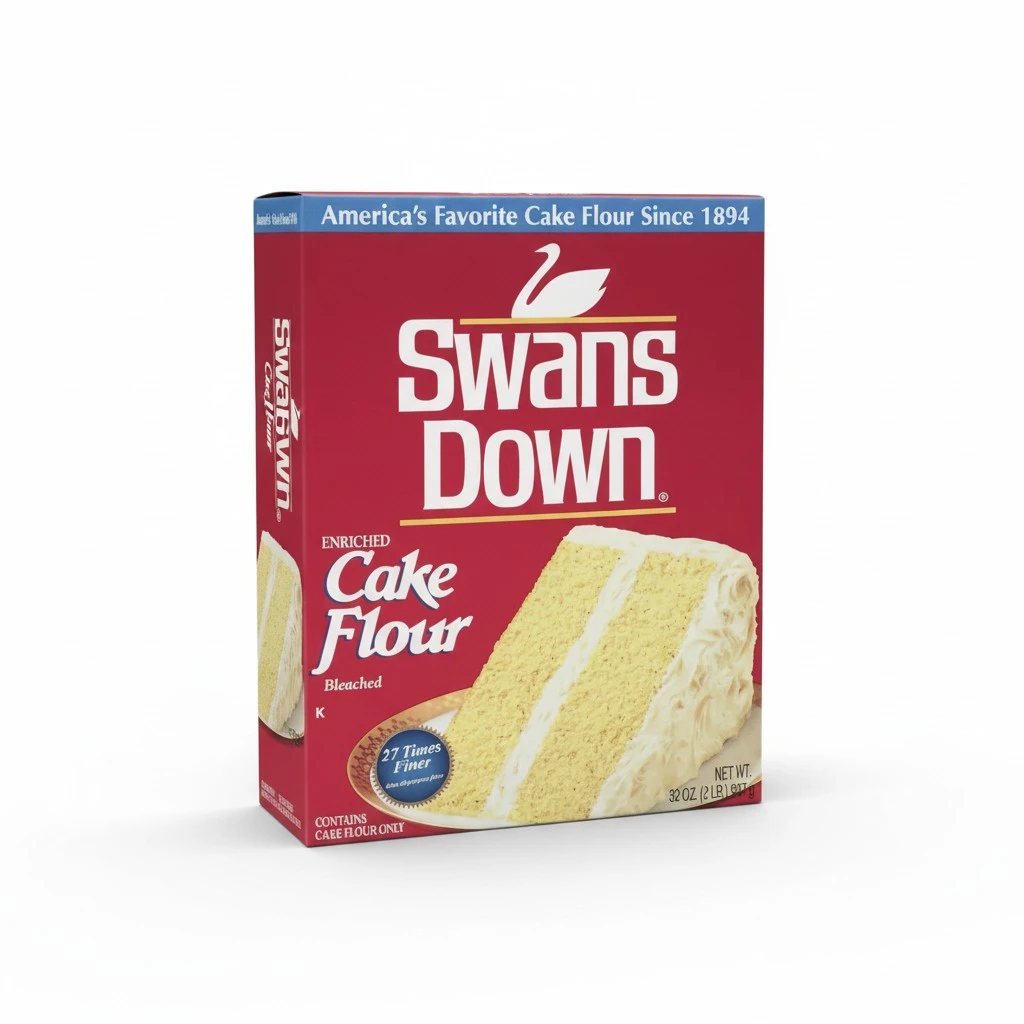Swans Down Regular Cake Flour, 32oz Box (Pack of 1)
