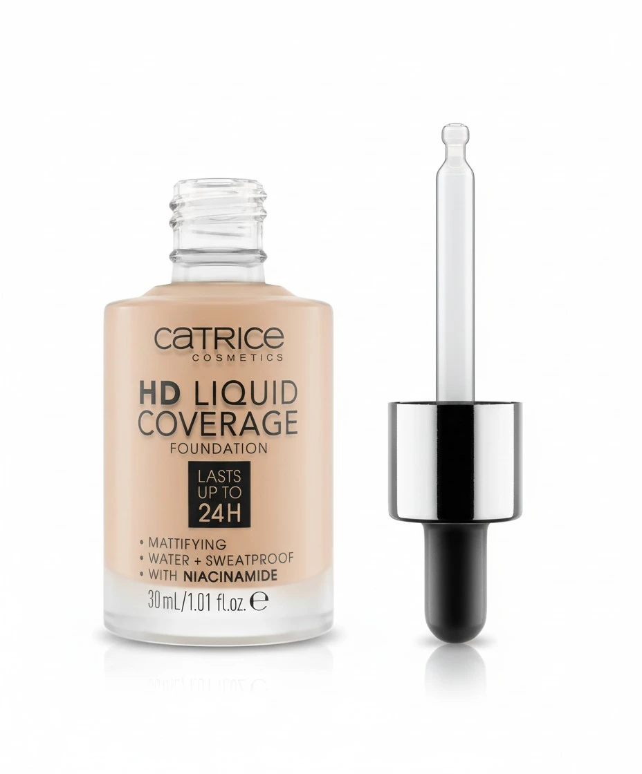 Catrice | HD Liquid Coverage Foundation | High & Natural Coverage | Vegan & Cruelty Free (030 | Sand Beige)