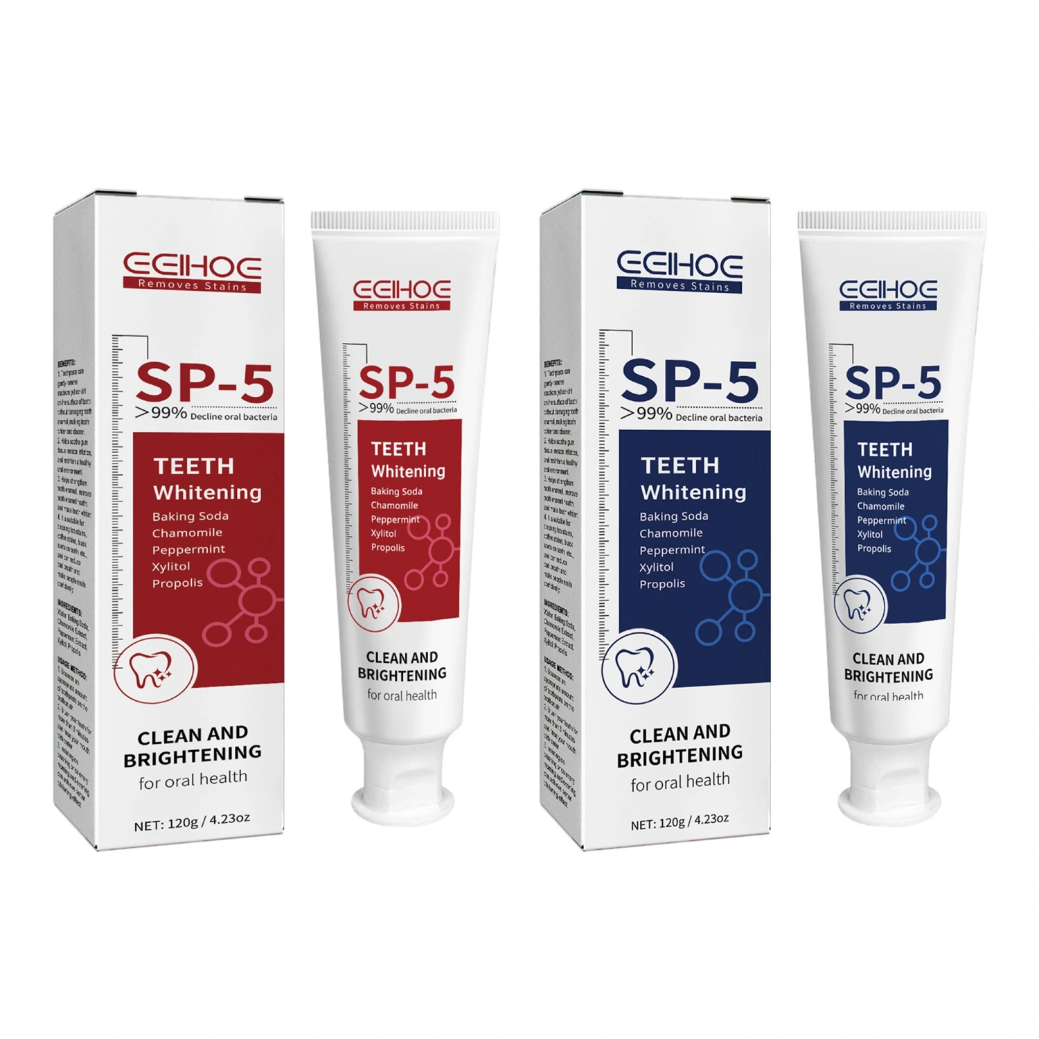 Toothpaste, Toothpaste Whitening, Brightening Fresh Breath Toothpaste