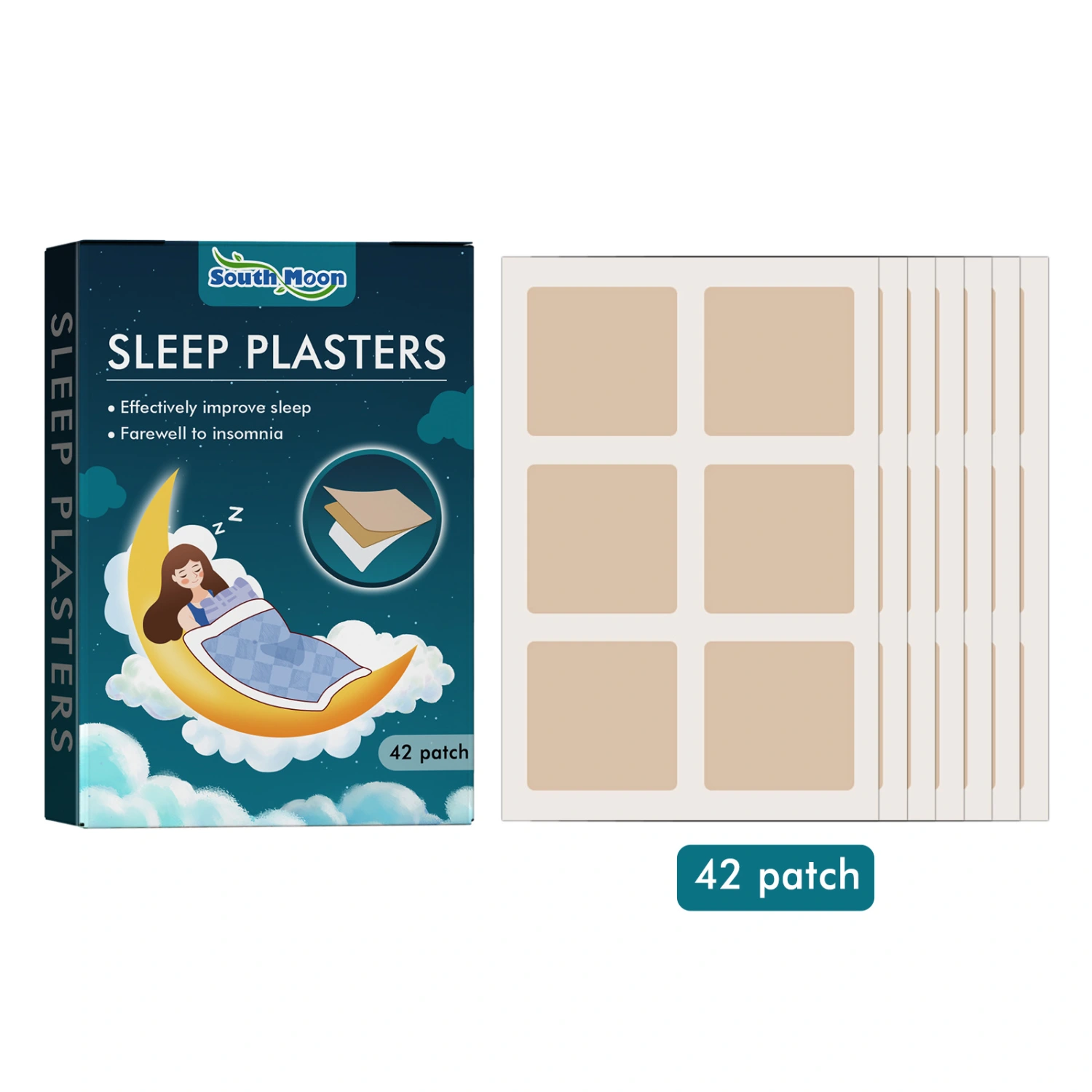 42pcs Sleep Patches, Extra Strength Sleep Support Calm Insomnia Patch