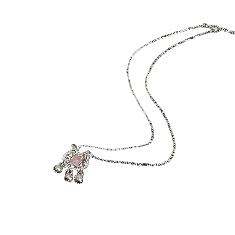 Rabbit Longevity Lock Pendant Necklaces Sweet Bells Necklace