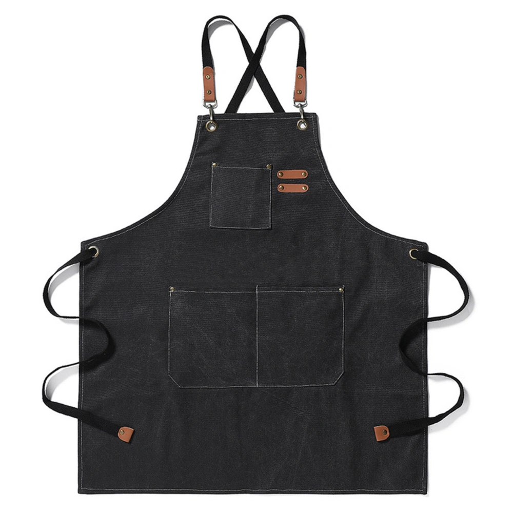 Gardening Apron, Washable Work Tool Apron with Pockets for Adult Kids