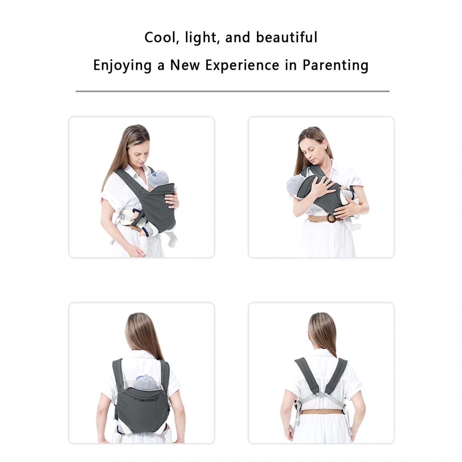 Baby Carrier Newborn to Toddler Baby Wrap Sling Breathable Baby Holder