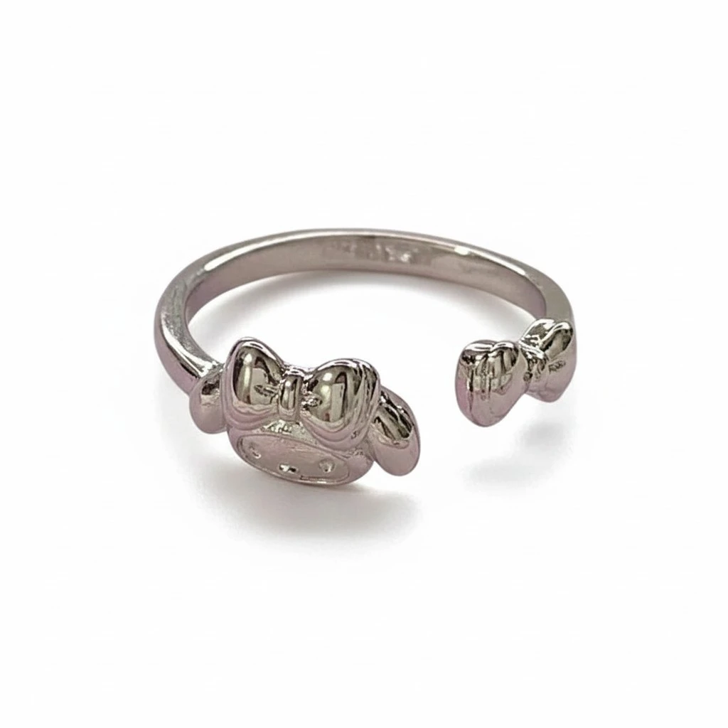 Women Ring, Cute Cartoon Adjustable Open Jewelry Birthday Gift