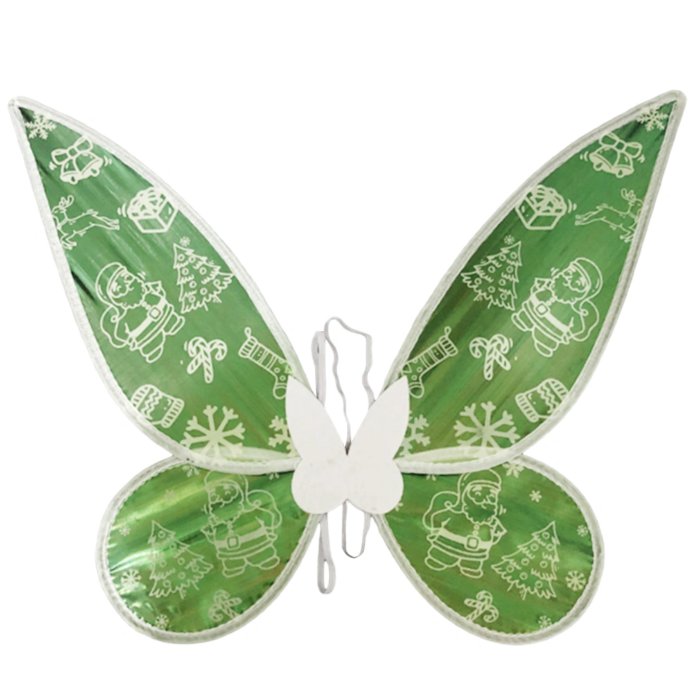 Butterfly Fairy Wings, Santa Claus Print Butterfly Wings Christmas Toy