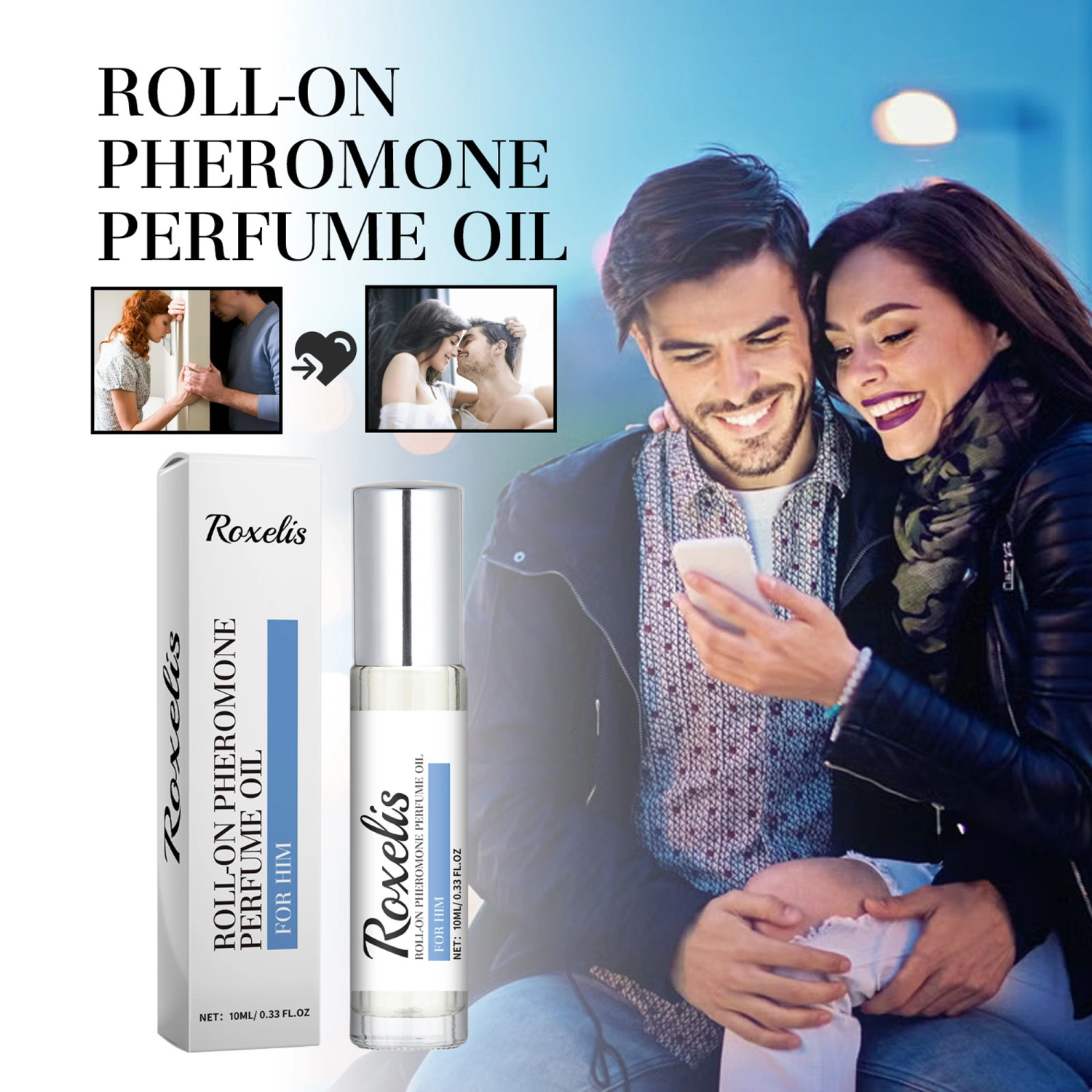 Women Pheromone Oil Perfume Portable Roll on Perfume Oil Natural Scent