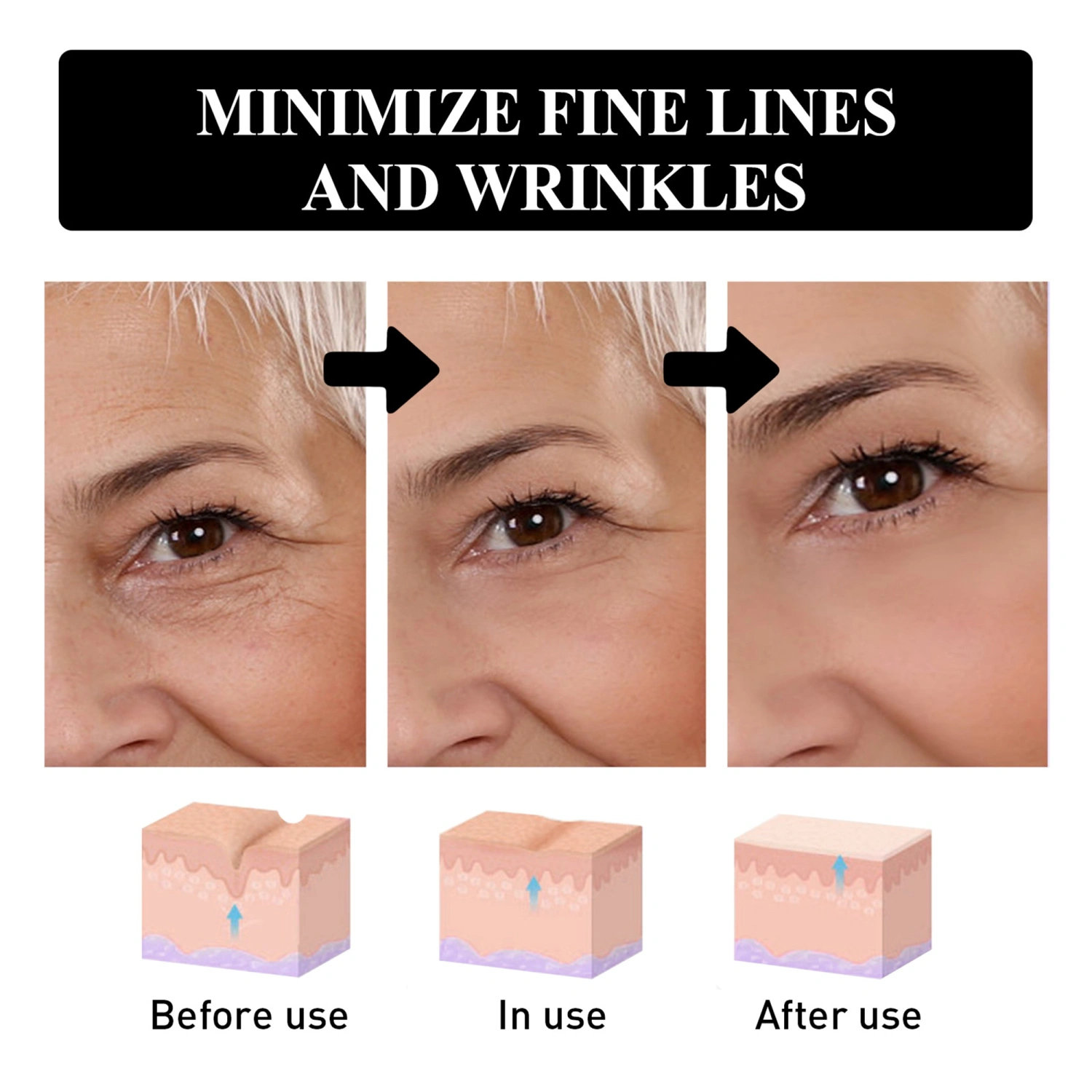 Under Eye Cream Instantly Reduces Wrinkles Fine Lines Under Eye Bags