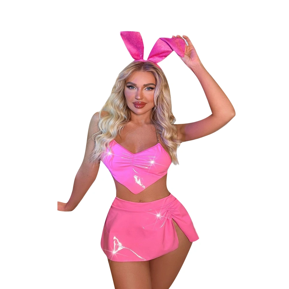 Women's Halloween Cosplay Costume, Bunny Girl Lingerie Cosplay Set