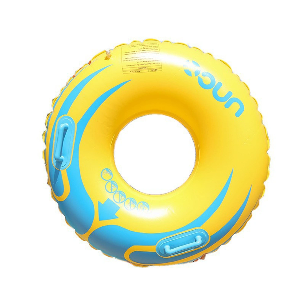 Inflatable Swim Ring for Adults Fashion Print Double Swimming Floats